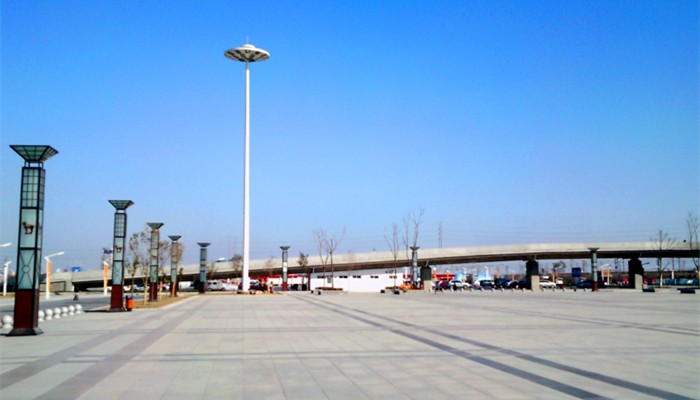 Guangxi Liuzhou large life Square LED High pole lighting Project (en inglés)