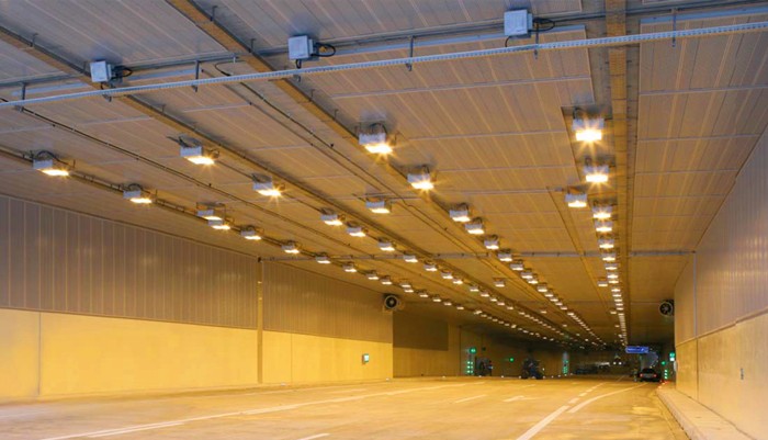 Beijing edificio de aparcamiento subterráneo LED proyecto de iluminación minera