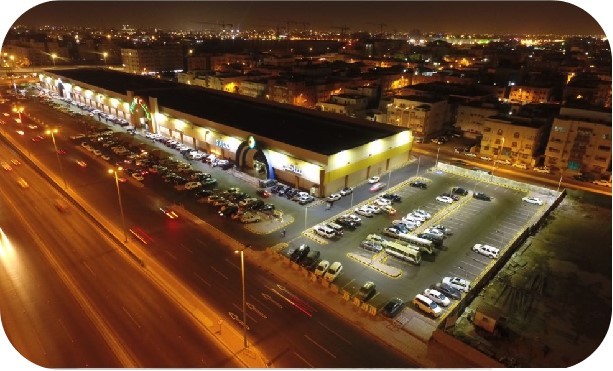 Renovación de iluminación del estacionamiento de Dubai